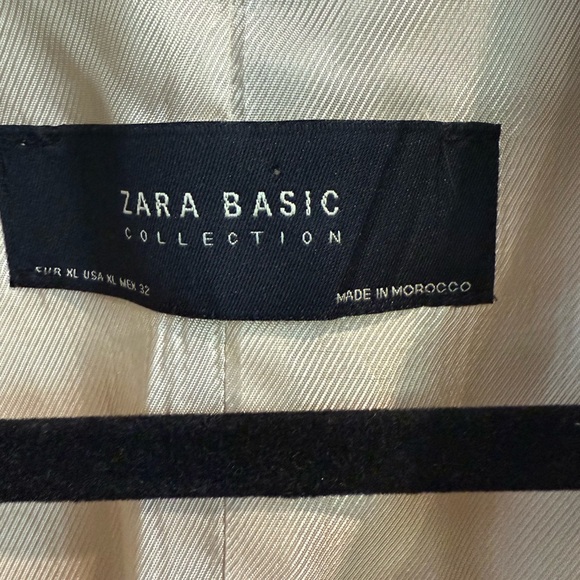 Zara Cream Textured Blazer - Picture 4 of 7